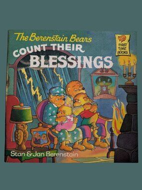 10/$25 Vintage 1995 The Berenstain Bears Count Their Blessings